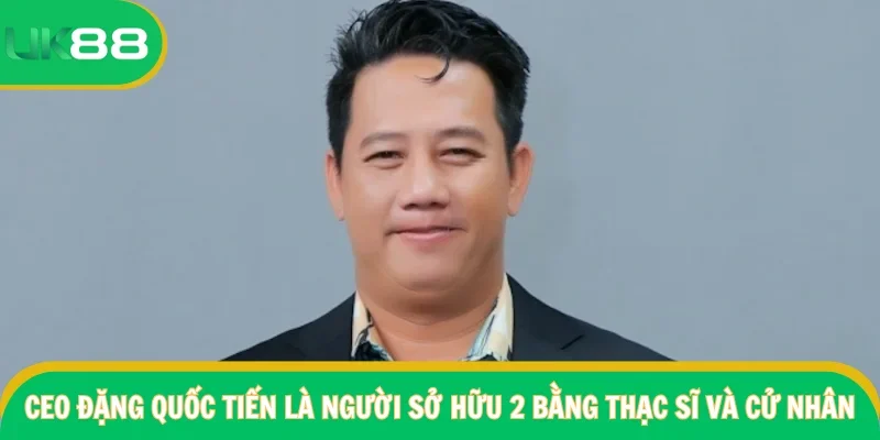CEO 5MB Ngô Quốc Hải là người sở hữu 2 bằng thạc sĩ và cử nhân